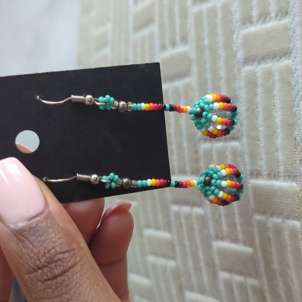 Handmade beaded earrings